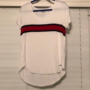 Horizontal striped shirt